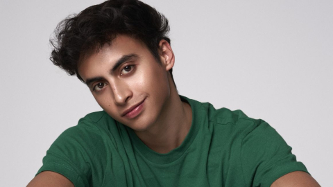 Actor ecuatoriano Santiago Garzozi, quiteño de 22 años.