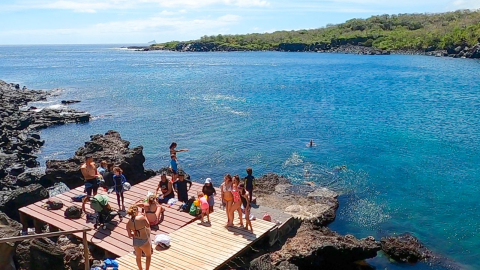 Imagen referencial de un grupo de turistas en Galápagos, Ecuador, el 6 de enero de 2025.