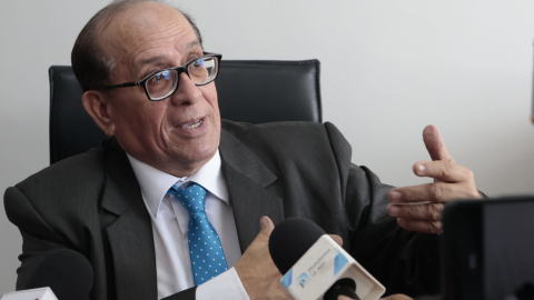 Eduardo Franco Loor tomó posesión física de su oficina en el CPCCS el 14 de enero de 2025.