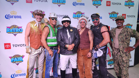 La banda estadounidense de música disco Village People.