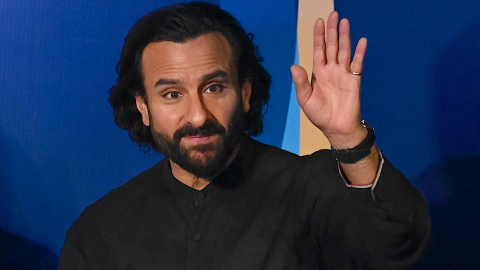 Acto de Bollywood Saif Ali Khan, en una imagen de agosto de 2024.