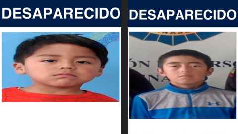 Adolescentes reportados como desaparecidos en Pichincha, este 21 de enero de 2025.