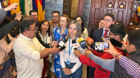 Fernanda Robles, junto a tres legisladores, anunciaron este 22 de enero de 2025, la conformación de un frente parlamentario.