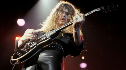 Imagen de archivo de John Sykes, guitarrista de la banda británica Whitesnake.