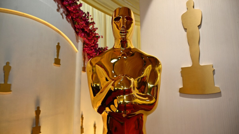 Estatua de un Oscar, el galardón de cine más codiciado.