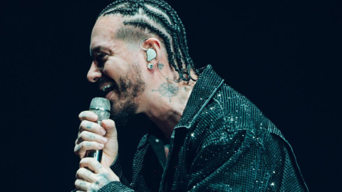 El cantante colombiano J Balvin, en una presentación del 10 de enero de 2025.