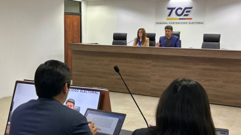 TCE suspende audiencia entre Canciller y Vicepresidenta por el estado de salud de Verónica Abad