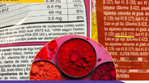 Arcsa inició en Ecuador un proceso de revisión de productos que contengan colorante rojo N°3 prohibido por la FDA desde el 15 de enero de 2025.