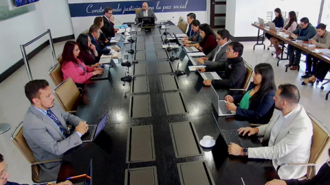 El Pleno del Consejo de la Judicatura no pudo instalarse por falta de quórum el 22 de abril de 2025.