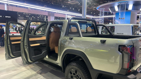 Himla es la primera camionera fabricada por Chery y que llegará a Ecuador en 2026.