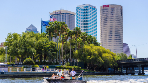 Tampa Riverwalk en Tampa, Florida