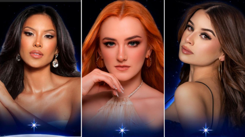 Tres de las 20 candidatas oficiales a Miss Universo Ecuador 2025, presentadas oficialmente en las redes sociales de la organización CNB Ecuador el 12 de mayo de 2025.