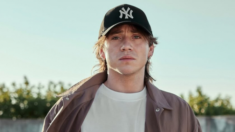 El cantante argentino Paulo Londra en el anuncio de su EP 'Versus', 9 de marzo de 2025.