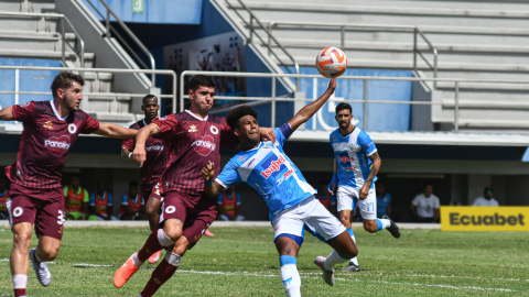Manta y Vinotinto en el partido jugado el 24 de mayo de 2025, válido por la LigaPro.