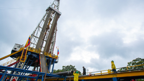 Petroecuador inició este 3 de junio una campaña de perforación en el Bloque 44, en el pozo Pucuna.