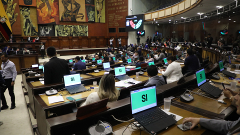 Sesión del Pleno de la Asamblea Nacional durante debate de Ley Orgánica de Inteligencia, este 10 de junio de 2025.