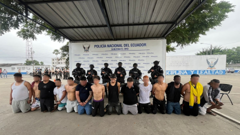 El 19 de junio de 2025 la Policía capturó a los supuestos integrantes de una banda de extorsionadores en Machala. Varios aprehendidos son extranjeros.