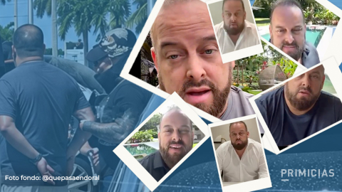 Composición gráfica de PRIMICIAS. Xavier Jordán fue detenido en Miami el 16 de septiembre de 2026.