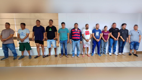 12 policías fueron detenidos durante un operativo ejecutado en Guayaquil este 30 de septiembre de 2026.