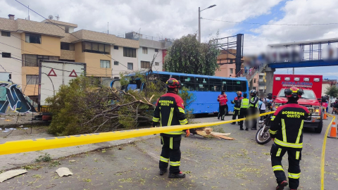 Un accidente de tránsito en el norte de Quito, el 15 de octubre de 2026.