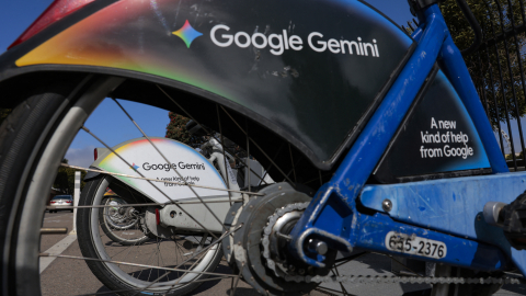 Publicidad de Gemini, la IA de Google, en Los Ángeles, el 29 de junio de 2026.
