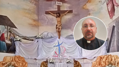 La iglesia Nuestra Señora del Perpetuo Socorro Guayaquil y el sacerdote Patricio Sánchez, 23 de noviembre de 2023 y 17 de junio de 2020.