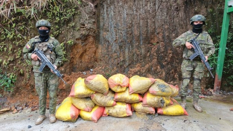 Imagen de operativo contra la minería ilegal en Carchi, 19 de octubre de 2026.