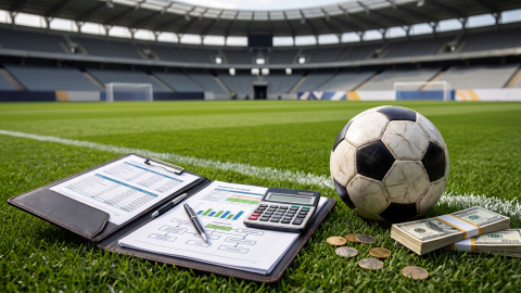Imagen referencial sobre el control financiero en el fútbol.