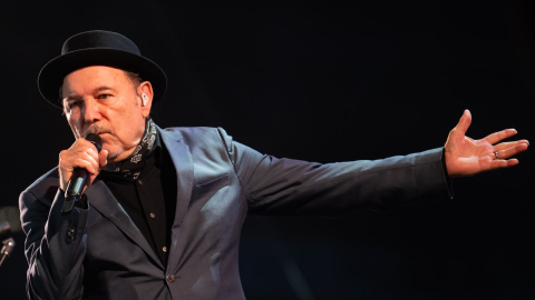 Rubén Blades durante su concierto de Año Nuevo en Ciudad de México, el 31 de diciembre de 2023.