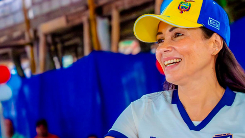 Fotografía de archivo de Luisa González, excandidata presidencial del correísmo en Ecuador