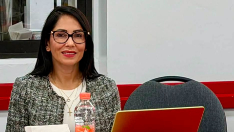 Fotografía de archivo de Luisa González, excandidata presidencial del correísmo en Ecuador.