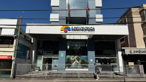 Fachada de la Superintendencia de Economía Popular y Solidaria (Seps), 23 de octubre de 2026.
