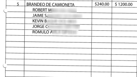 Proformas que llegaban a Ternape para la campaña de la RC de 2023.