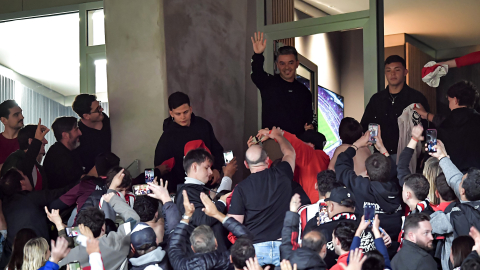 Marcelo Gallardo, durante un partido de River Plate en el estadio Monumental de Buenos Aires, el 26 de octubre de 2026.
