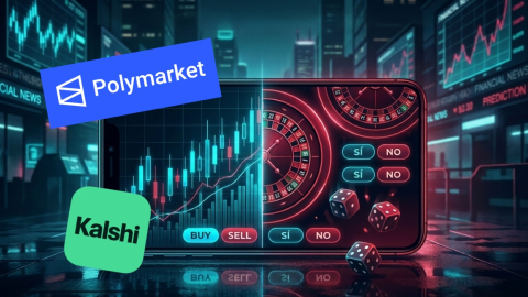 Imagen referencial sobre los modelos de apuestas de empresas como Kalshi y Polymarket, basados en el mercado de bolsa de valores.