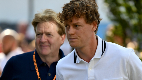 Jannik Sinner, número uno del tenis mundial, en el circuito de Fórmula Uno de Monza, el 6 de septiembre de 2026.