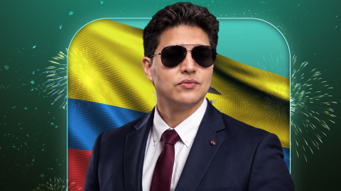 Israel Vélez, nuevo dueño de la franquicia Miss Grand Ecuador, en una imagen difundida en redes sociales el 28 de octubre de 2026.