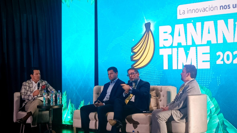 Panel sobre el costo de la caja bananera en Banana Time, el 28 de octubre de 2026.