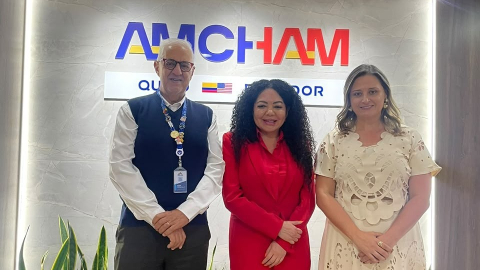 Representantes de AMCHAM Quito.