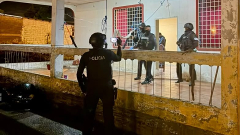 Fotografía referencial de un allanamiento realizado por la Fiscalía General del Estado el 28 de octubre de 2026.