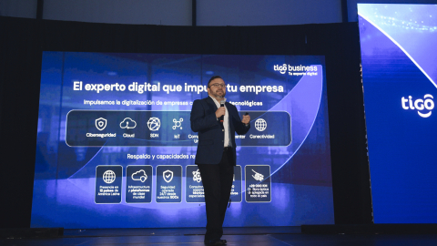 Presentación de Tigo Business, en octubre de 2026.