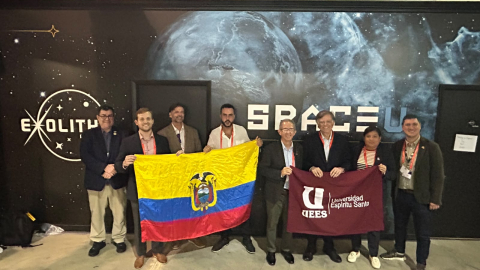 Delegación ecuatoriana en Florida Innovation & Space Mission 2026.