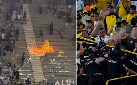 Los hinchas de Emelec y de Barcelona SC han estado involucrados en hechos violentos en 2026.
