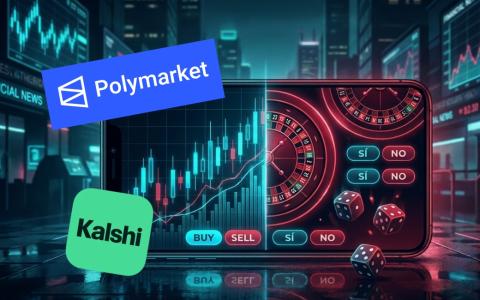 Imagen referencial sobre los modelos de apuestas de empresas como Kalshi y Polymarket, basados en el mercado de bolsa de valores.