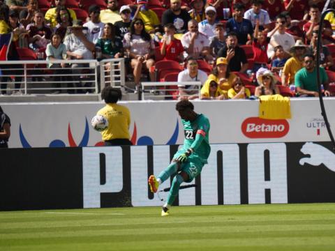 Alexander Domínguez en el partido ante Venezuela por Copa América, 23 de junio de 2024.