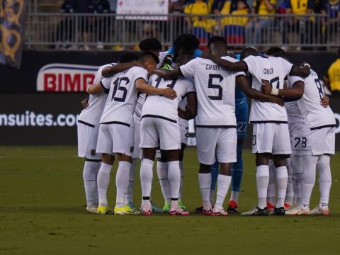 Ecuador antes de jugar ante Bolivia, el último 12 de junio del 2024.