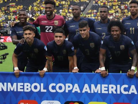 Equipo titular de Ecuador para el partido del 26 de junio de 2024 con Jamaica.