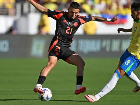 Brasil se enfrentó a Colombia por la Copa América, el 2 de julio de 2024.