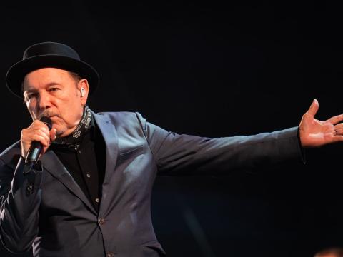 Rubén Blades durante su concierto de Año Nuevo en Ciudad de México, el 31 de diciembre de 2023.
