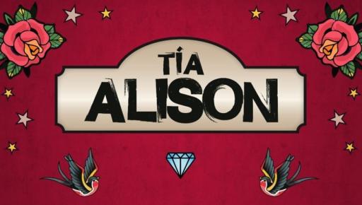 Imagen gráfica de la telenovela "Tía Alison".